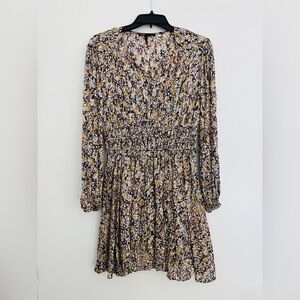 Maje Ribbia Lurex Jacquard Mini Dress